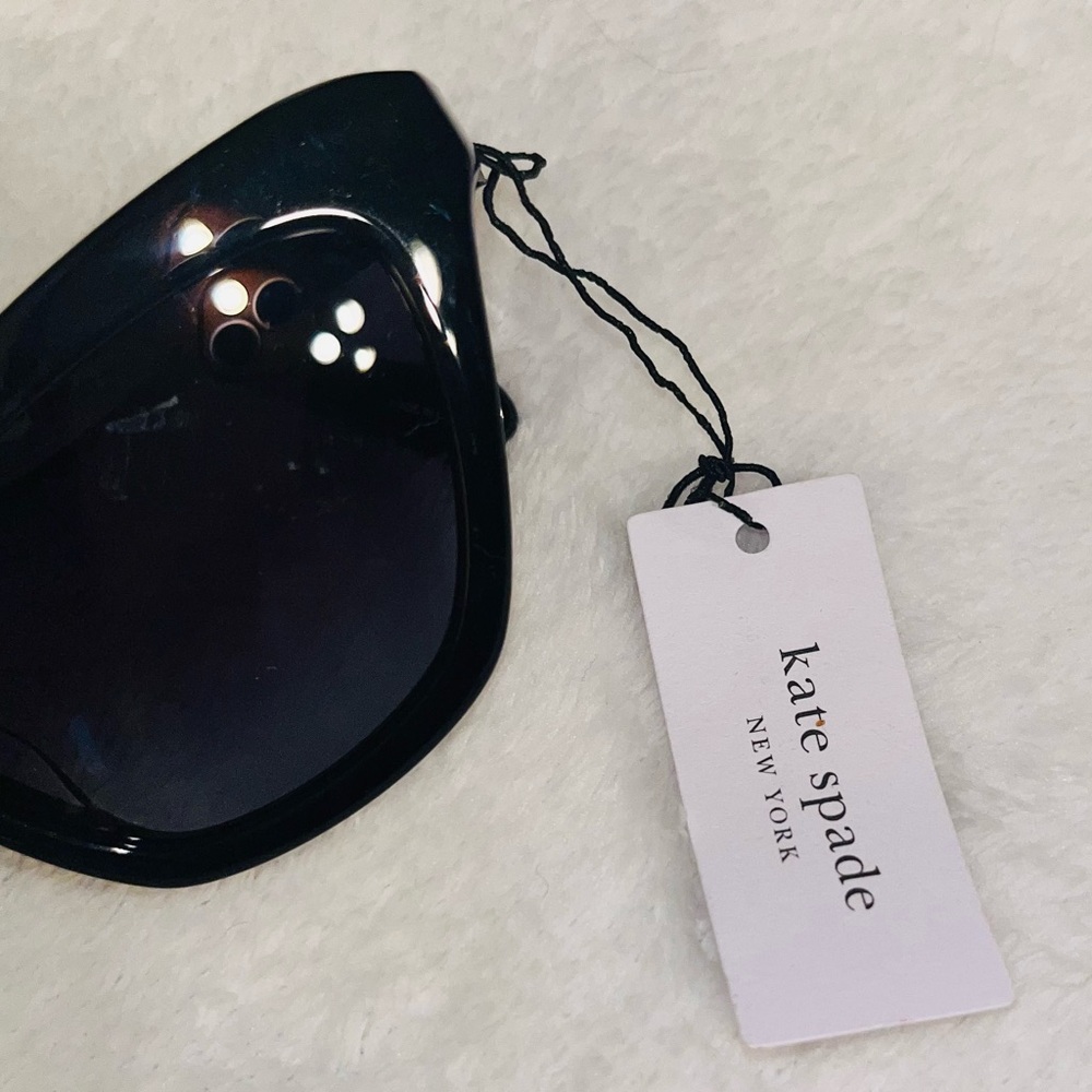Kate Spade Amelie Black Sunglasses NWT! ♠️ - Picture 3 of 10